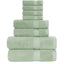 Terry Cotton Bath Towels, Hand Towel and Washcloth 8-Piece Set - view 6