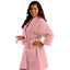 Waffle Square Thigh-Length Kimono Robes for Women - view 10