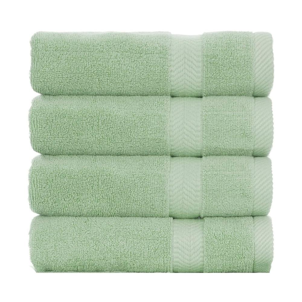 Terry Cotton Bath Towels - Set of 4 - 660 Gsm Thick