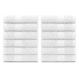 Terry Cotton Washcloth Towels - Set of 12