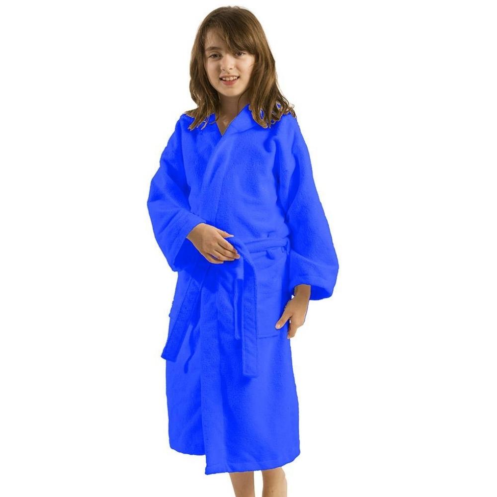 Microfiber Hooded Kids Bathrobes