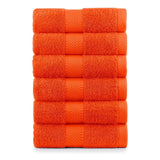 Terry Cotton Hand Towels - 520 Gsm - Set of 6