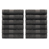Terry Cotton Washcloth Towels - Set of 12