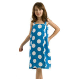 Terry Polka Girls Spa Wrap Towels