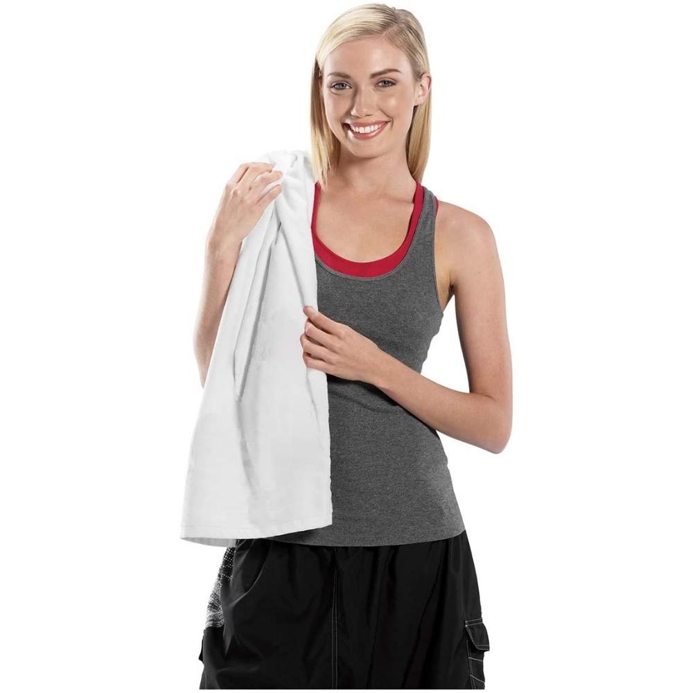 Terry Velour Gym Towels - Set of 4
