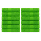 Terry Cotton Washcloth Towels - Set of 12