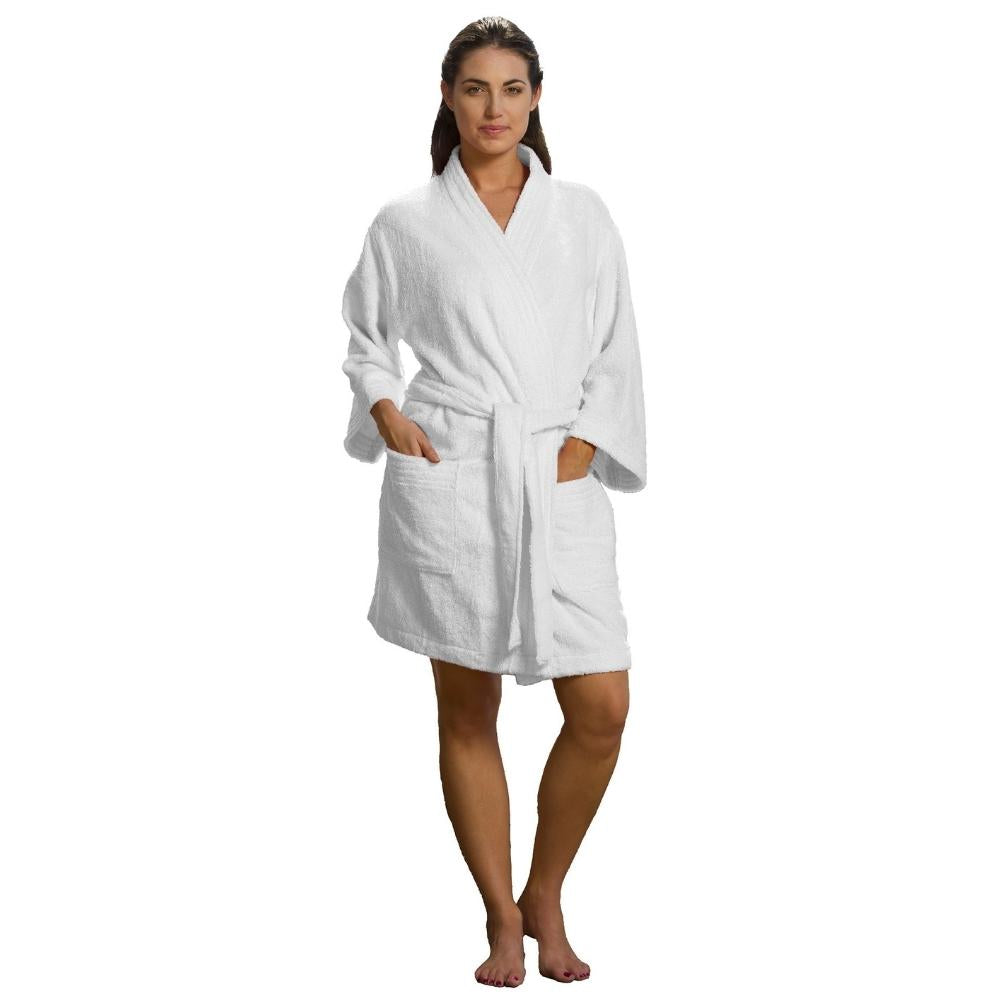 Thigh Length Terry Bamboo Kimono Robes