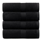 Terry Cotton Bath Towels - Set of 4 - 660 Gsm Thick
