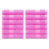 Terry Cotton Washcloth Towels - Set of 12