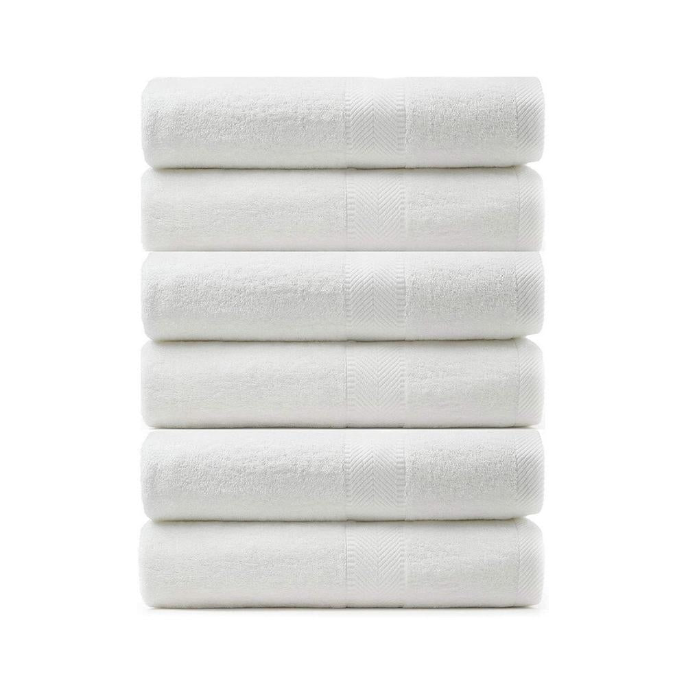 Terry Cotton Hand Towels - 520 Gsm - Set of 6