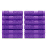 Terry Cotton Washcloth Towels - Set of 12