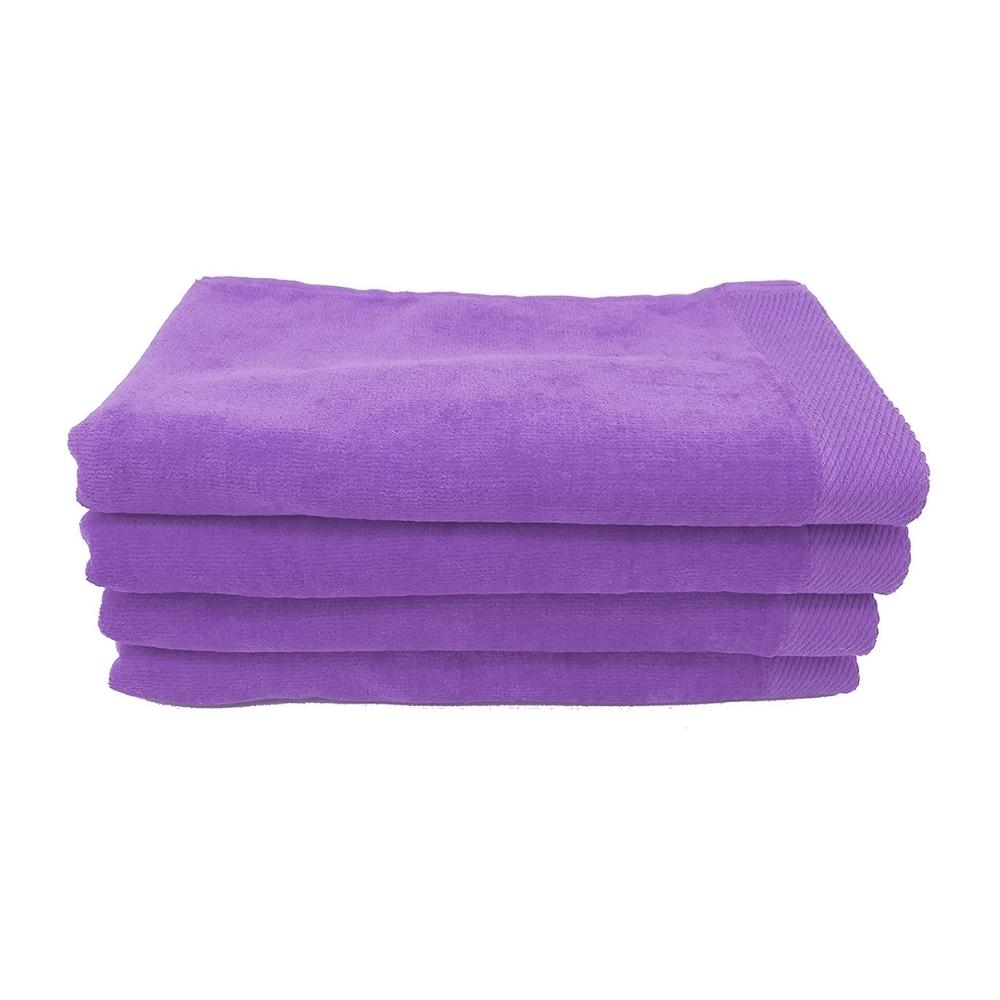 Terry Velour Gym Towels - Set of 4