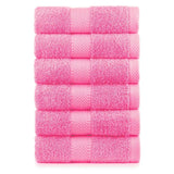 Terry Cotton Hand Towels - 520 Gsm - Set of 6