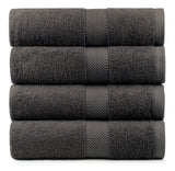 Terry Cotton Bath Towels - Set of 4