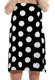 Terry Velour Women Polka Dot Spa Wrap Towels