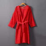 100% Cotton Terry Velour Hooded Kids Bathrobes