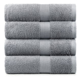 Terry Cotton Bath Towels - Set of 4 - 660 Gsm Thick