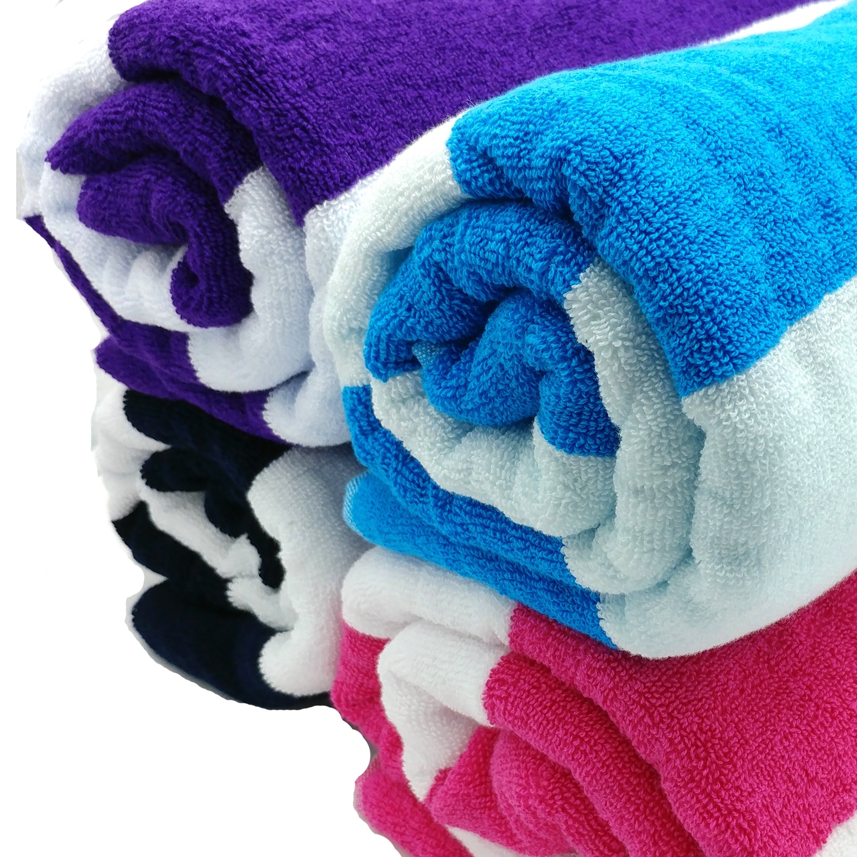 Terry Beach Towels - large beach cover up towel wrap