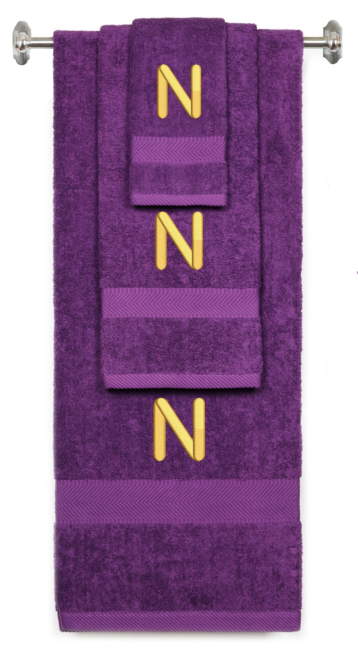 Personalized Initial Towel Sets