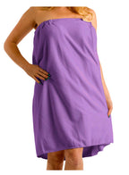 320 GSM Coral Fleece Women's Spa Wrap with Pocket - Ultra Soft