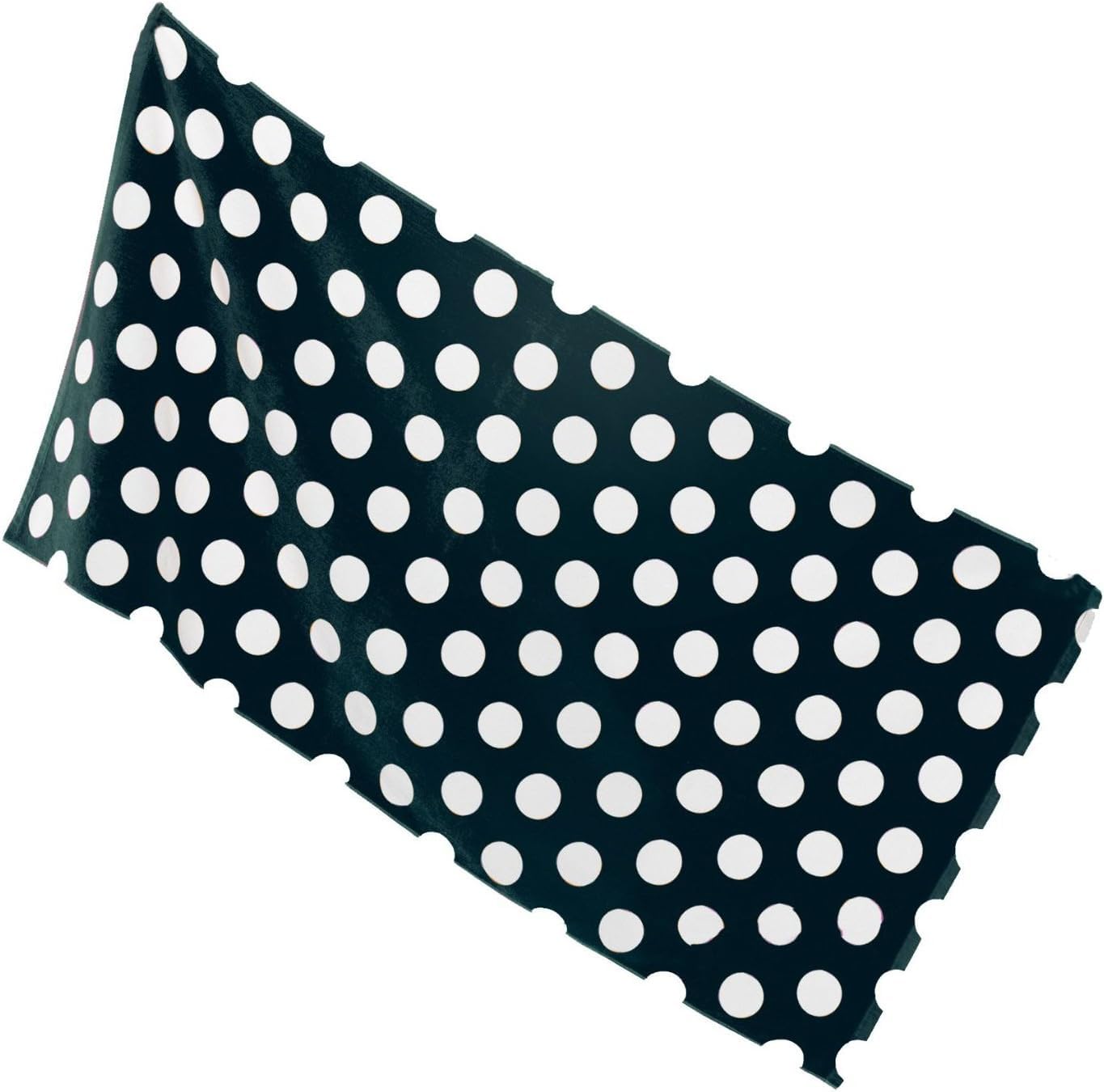 360 GSM Polka Dot Velour Beach Towel - Oversized
