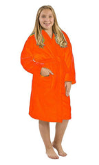 100% Cotton Terry Velour Hooded Kids Bathrobes - view 14