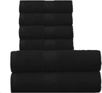 660 GSM cotton bath and hand towel set - Steel Gray