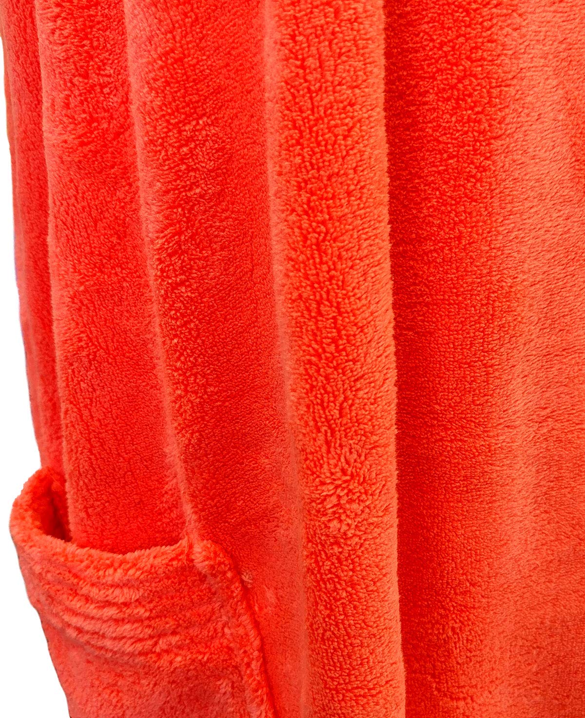 320 GSM Coral Fleece Women's Spa Wrap with Pocket - Ultra Soft