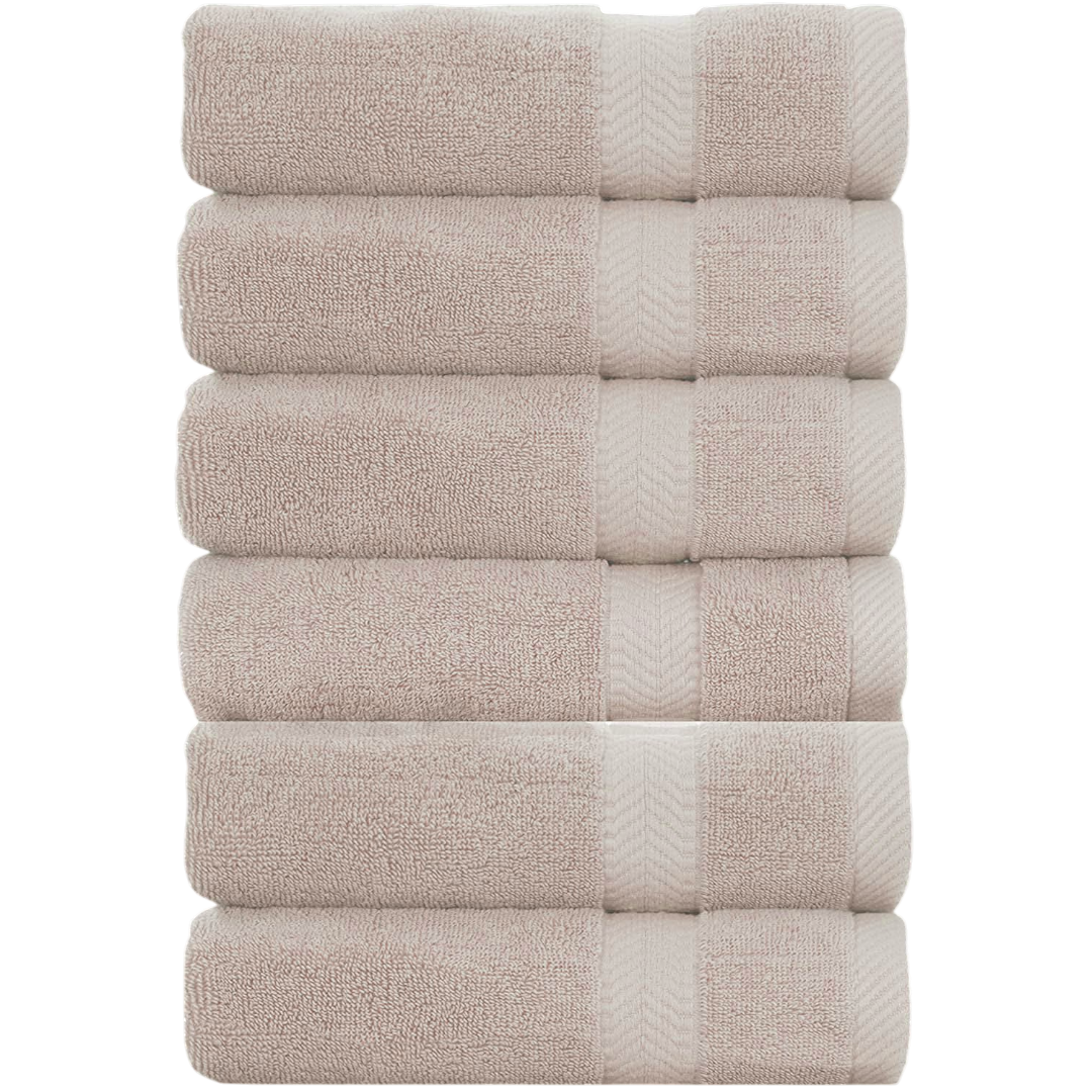 540 GSM Terry Cotton Hand Towels - Set of 6