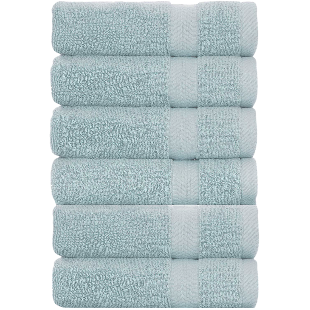 540 GSM Terry Cotton Hand Towels - Set of 6