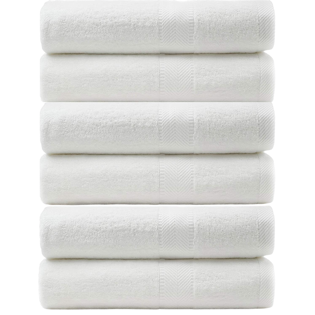 540 GSM Terry Cotton Hand Towels - Set of 6