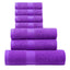 Terry Cotton Bath Towels, Hand Towel and Washcloth 8-Piece Set - view 4