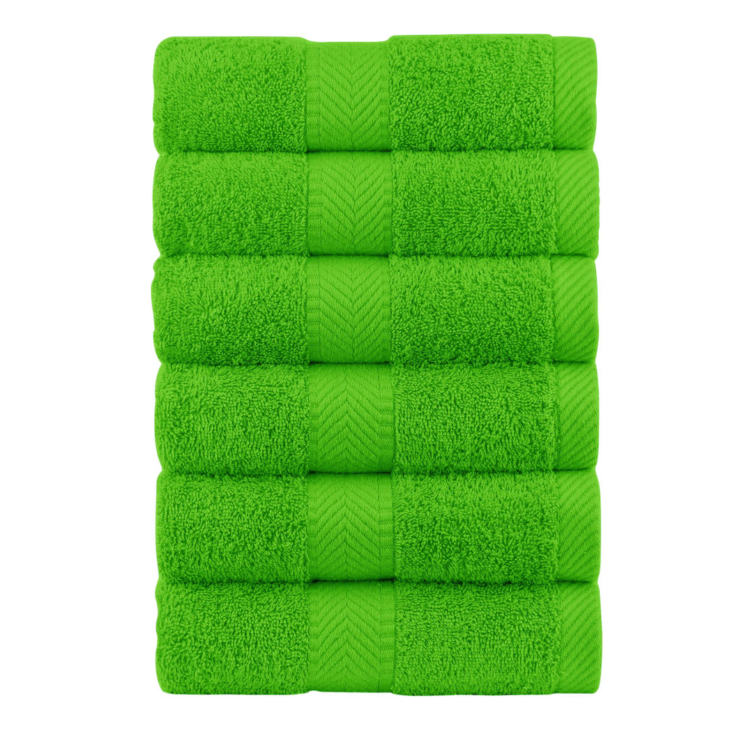 540 GSM Terry Cotton Hand Towels - Set of 6