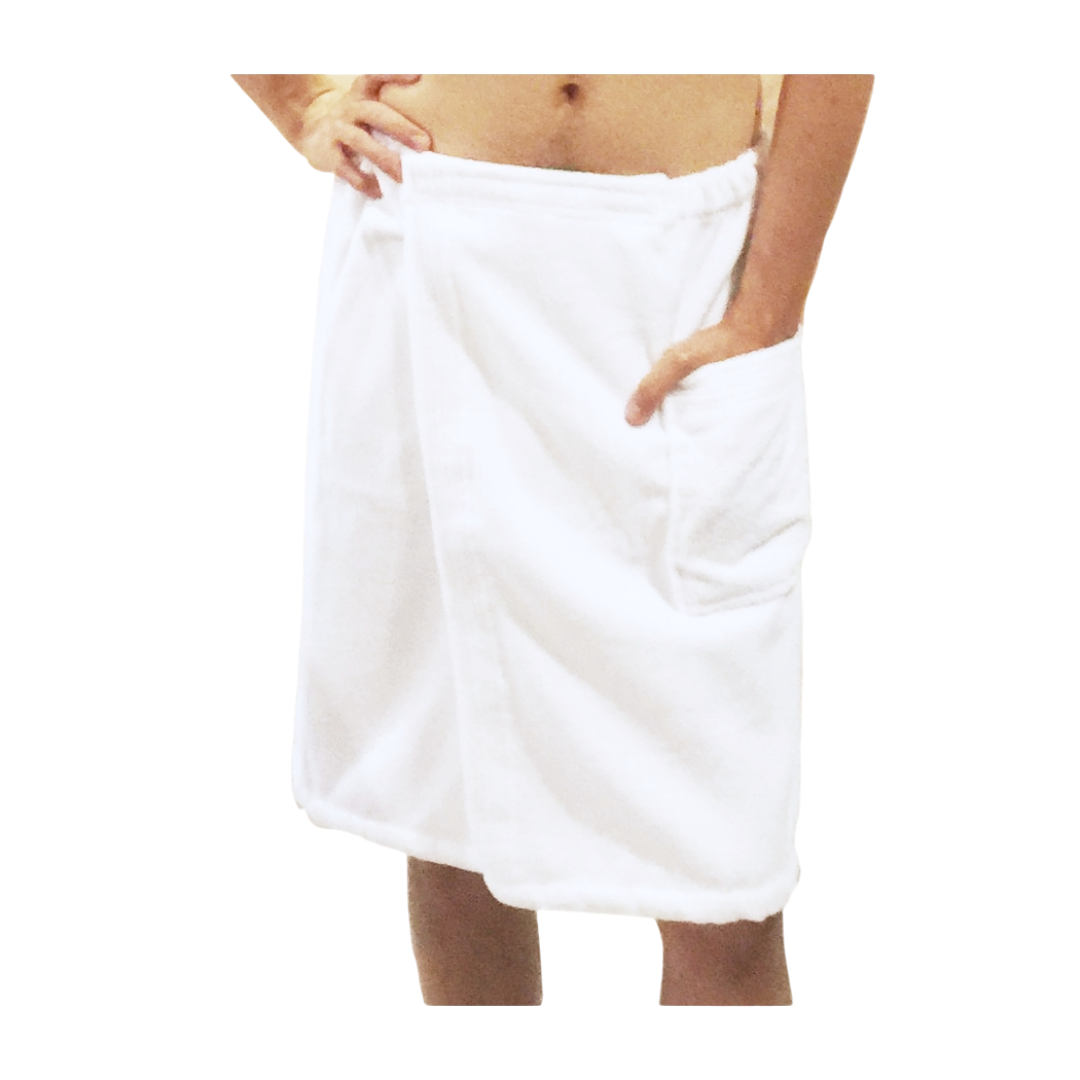 280 GSM Microfiber Men's Spa Wrap Towel - Quick Dry