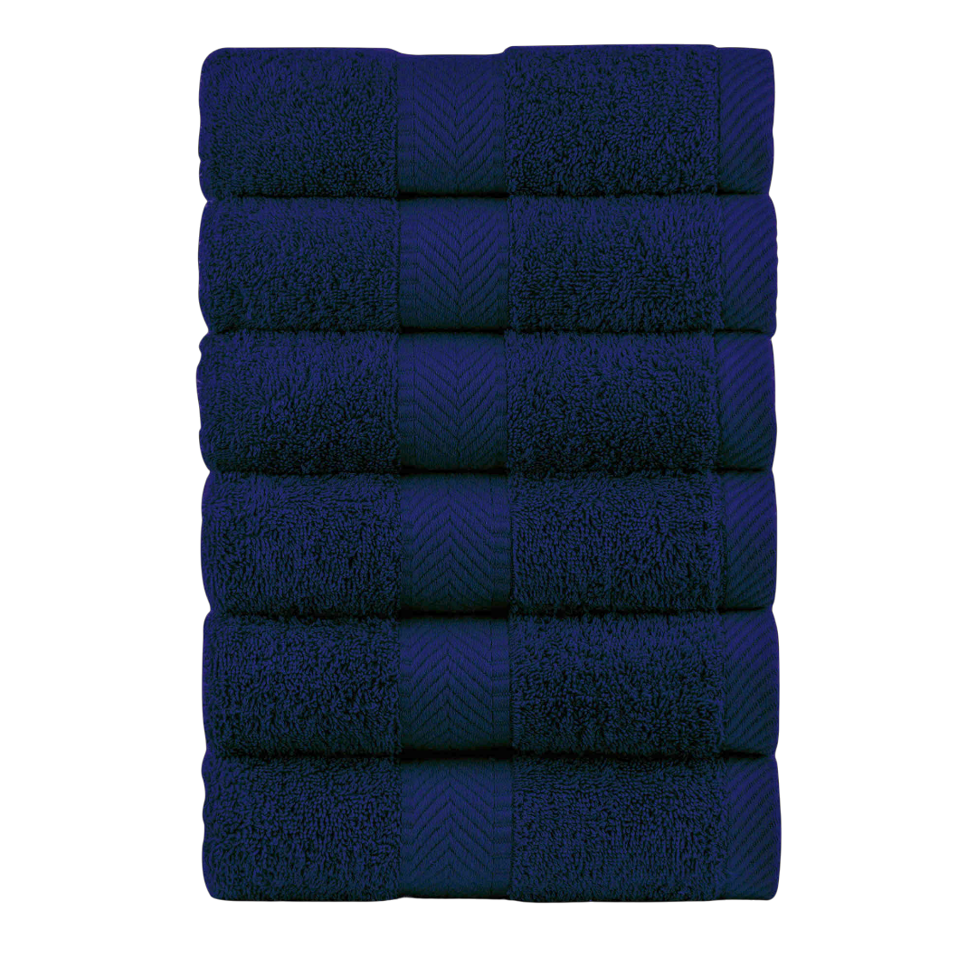 540 GSM Terry Cotton Hand Towels - Set of 6