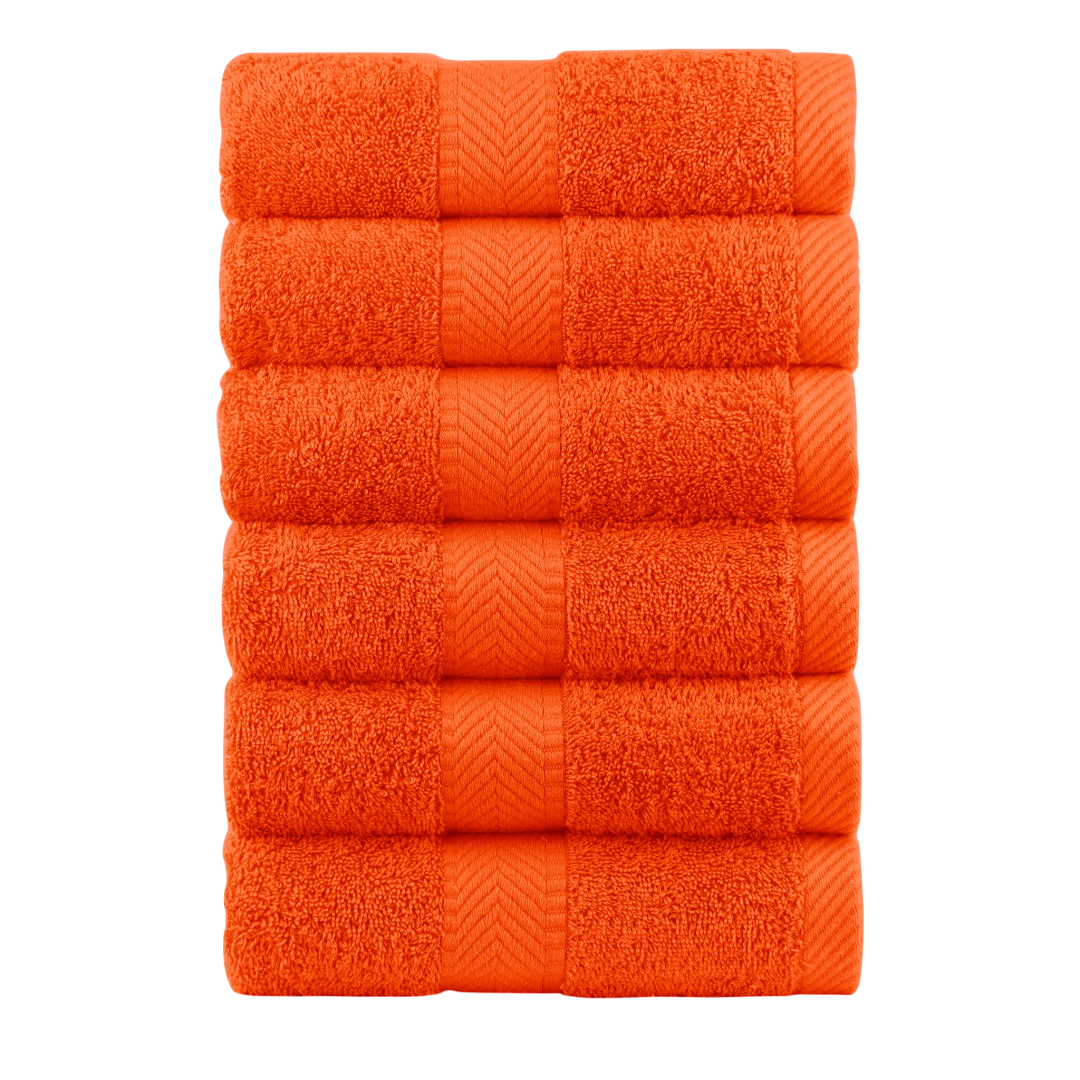 540 GSM Terry Cotton Hand Towels - Set of 6