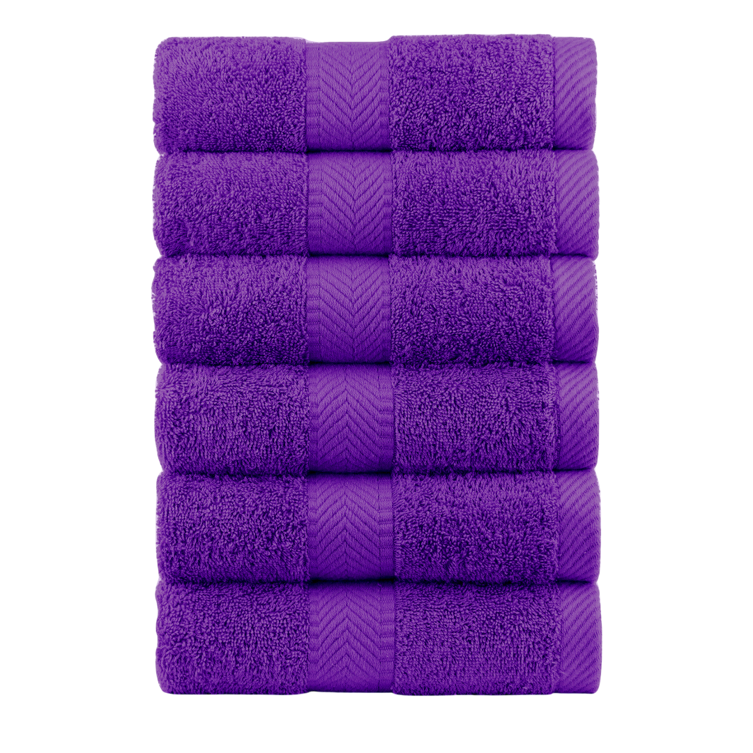 540 GSM Terry Cotton Hand Towels - Set of 6