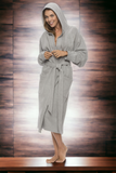 Unisex Sweatshirt Hooded Robes - Full Length