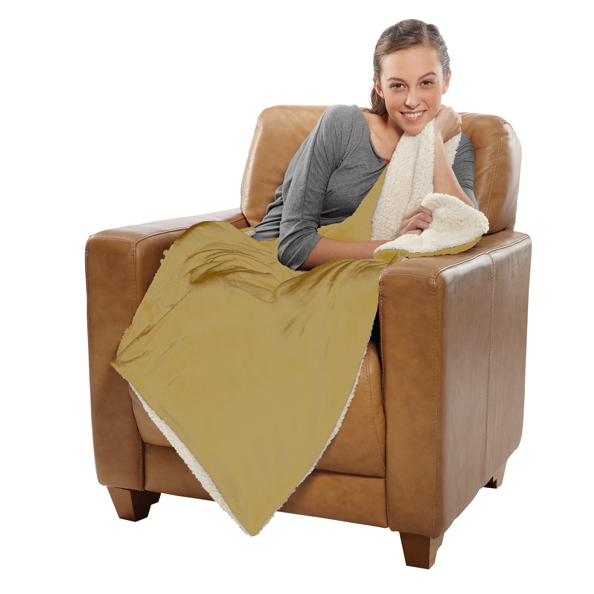 Micro Mink Sherpa Throw 2-Sizes Main image