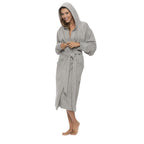 Unisex Sweatshirt Hooded Robes - Full Length men and women