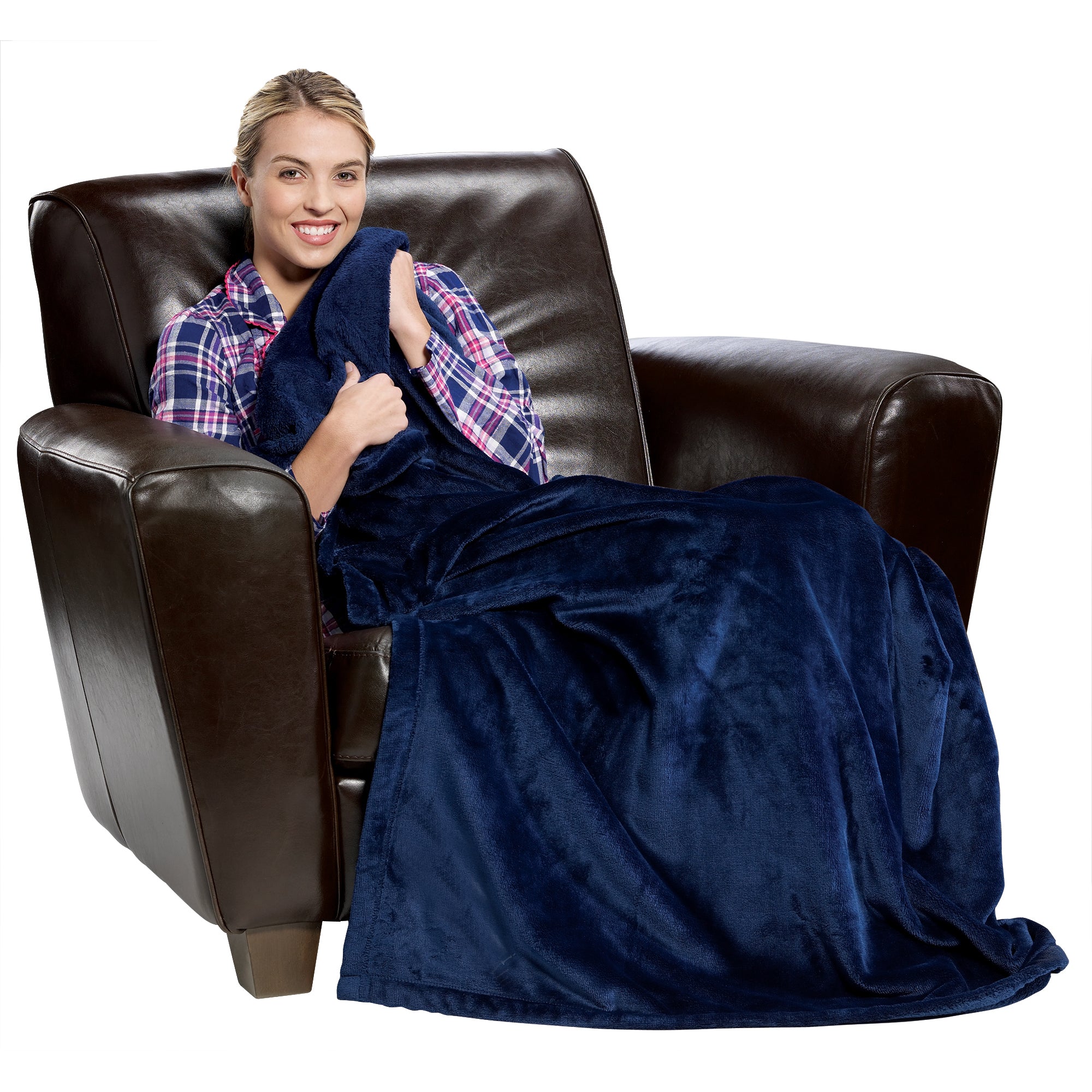 Oversize Tahoe Microfleece Throw - view 4
