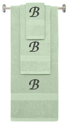 540 GSM Personalized Terry Cotton 3-Piece Set - Bath, Hand & Washcloth