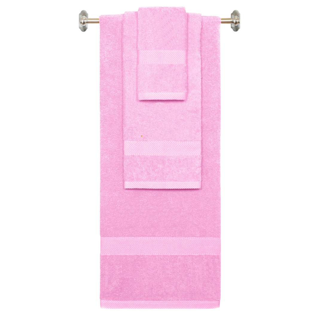Personalized Terry Cotton Bath Towels, Hand Towels & Washcloths 3-Piece-Set - view 7
