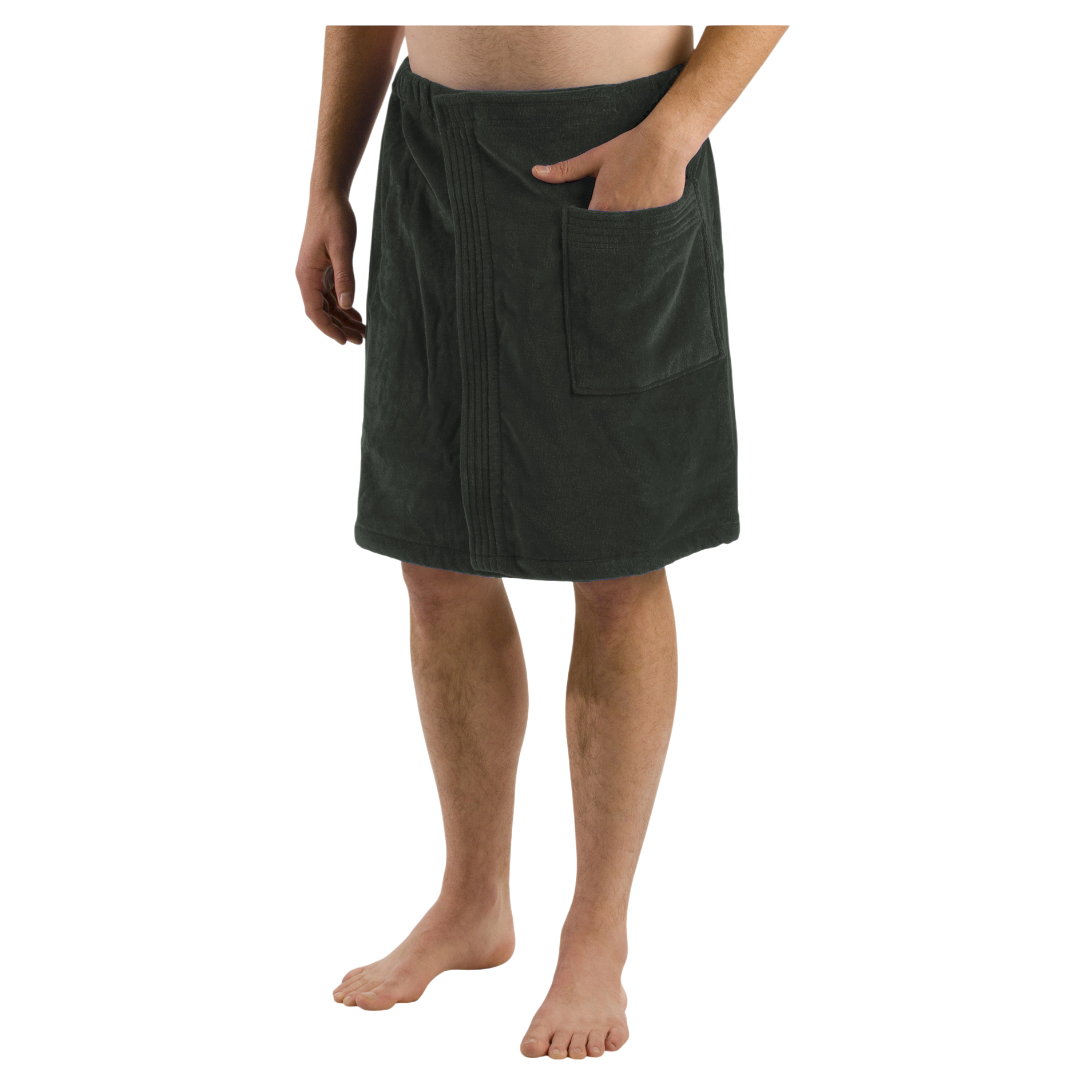 360 GSM Terry Velour Men's Spa Wrap Towel - view 9
