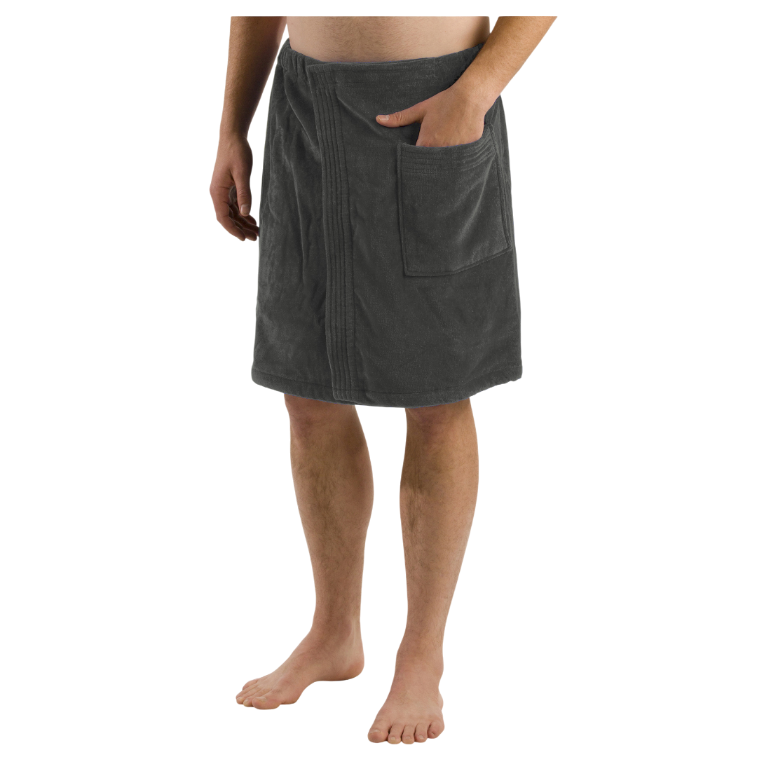 360 GSM Terry Velour Men's Spa Wrap Towel - view 2