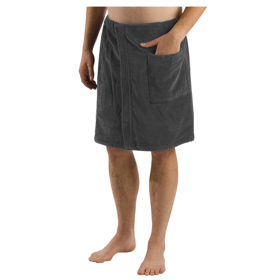 360 GSM Terry Velour Men's Spa Wrap Towel - view 8