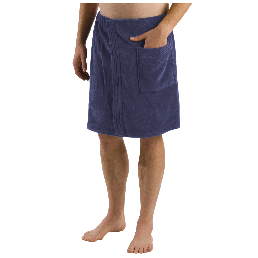 360 GSM Terry Velour Men's Spa Wrap Towel - view 4