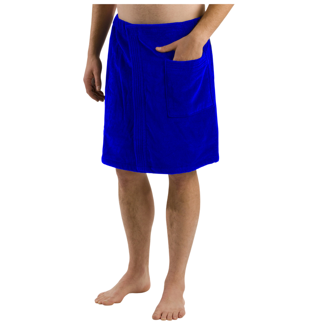 360 GSM Terry Velour Men's Spa Wrap Towel - view 7