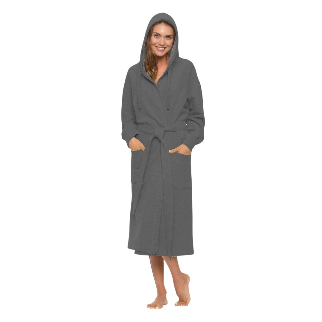 Unisex Sweatshirt Hooded Robes - Full Length