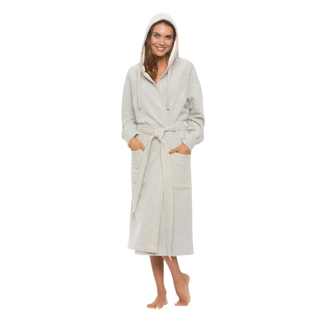 Unisex Sweatshirt Hooded Robes - Full Length